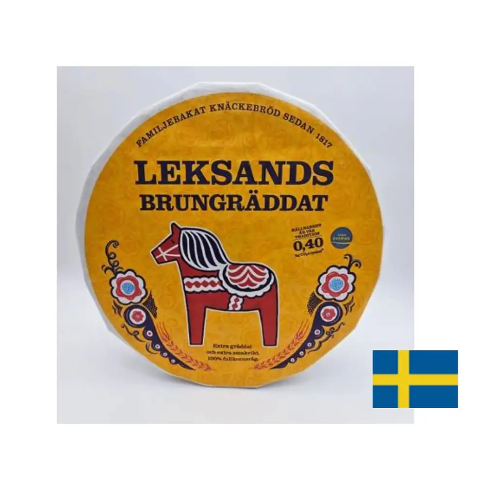 Pain croustillant brun rond LEKSANDS cuit au four - 830 g