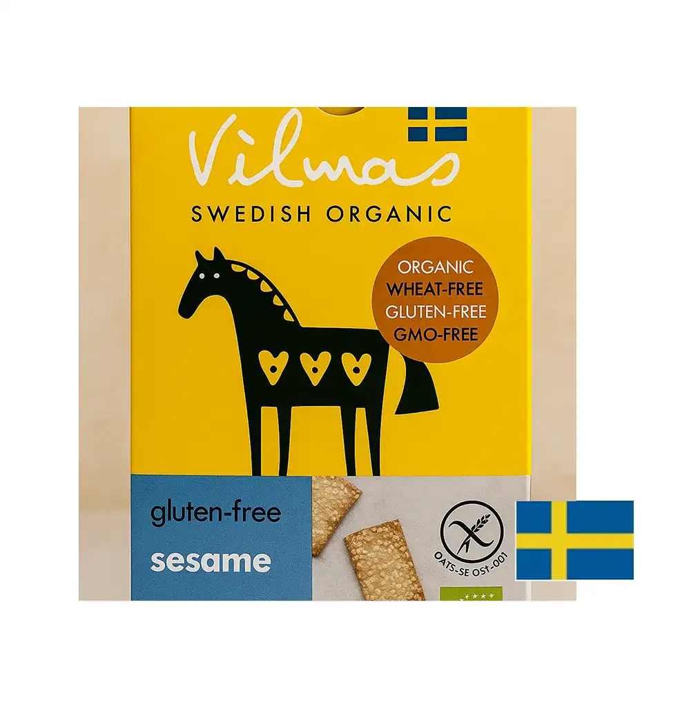Crackers bio au levain au sésame Vilmas - 90g