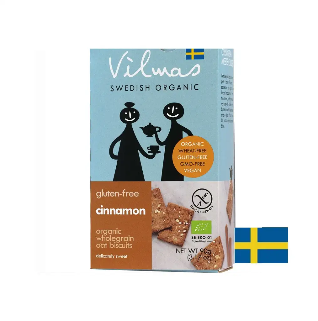 Crackers bio à la cannellle Vilmas - 90 grammes