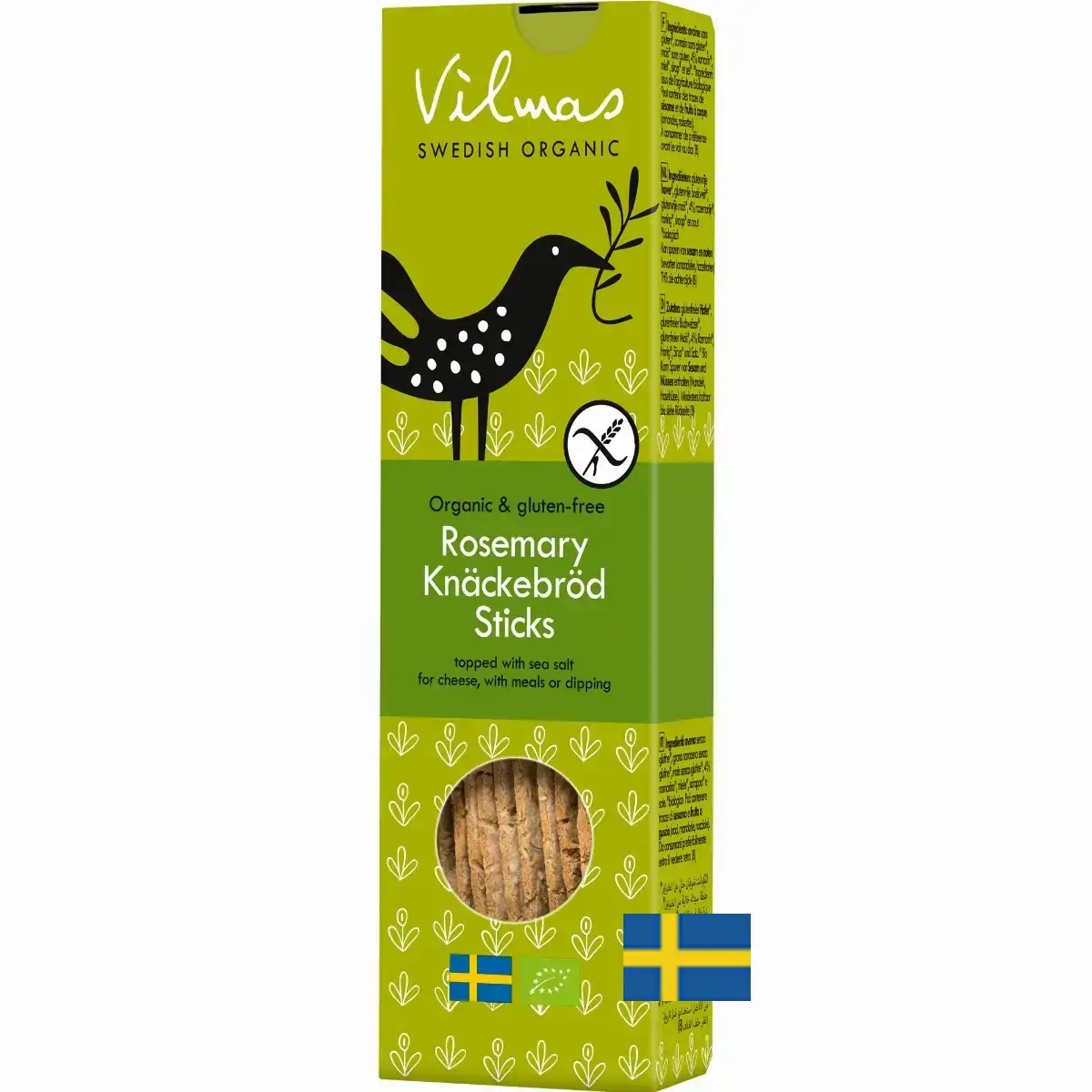 Bâtonnets de pain croustillant au romarin Vilmas - 120g